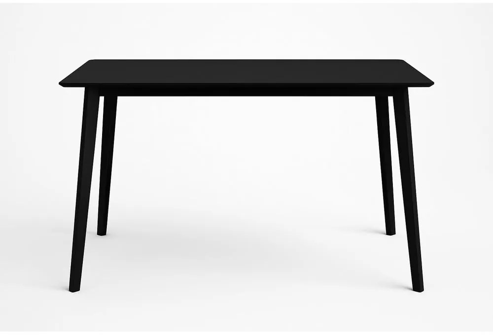 Tavolo da pranzo con piano nero 70x120 cm Vojens – Bonami Essentials