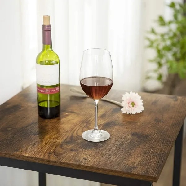 Tavolo da bar BARTIS marrone/nero