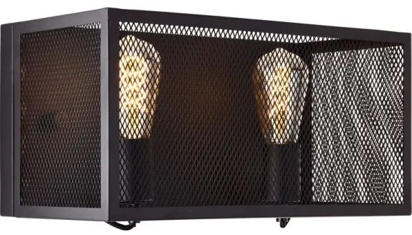 Brilliant - Applique MAZE 2xE27/40W/230V nero