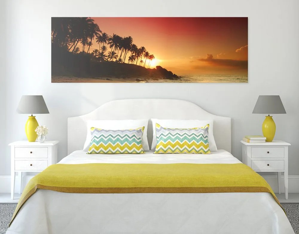 Quadro su tela – Tramonto in Sri Lanka
