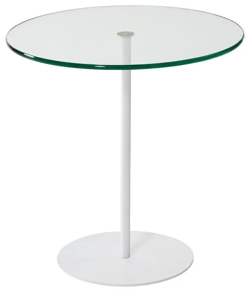 Tavolino CHILL 50x50 cm bianco/limpido