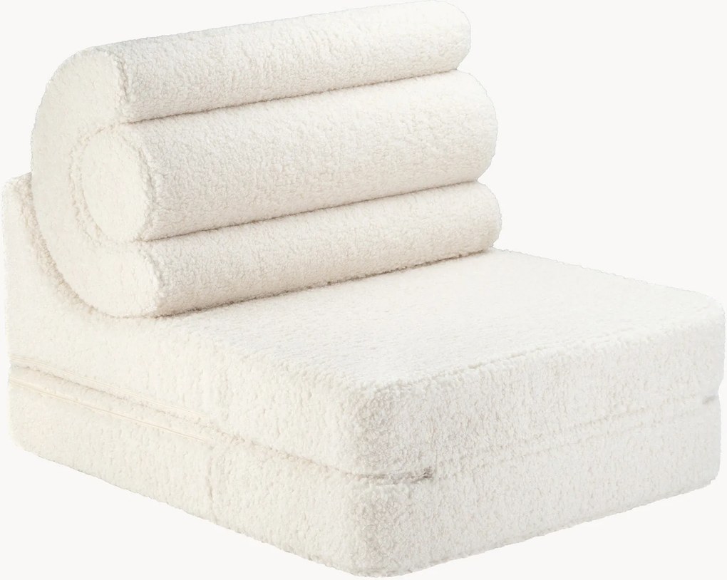 Poltrona pieghevole per bambini in teddy fatta a mano Flipster