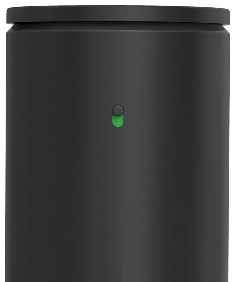 Dispenser di sapone in acciaio touchless nero opaco da 414 ml - simplehuman