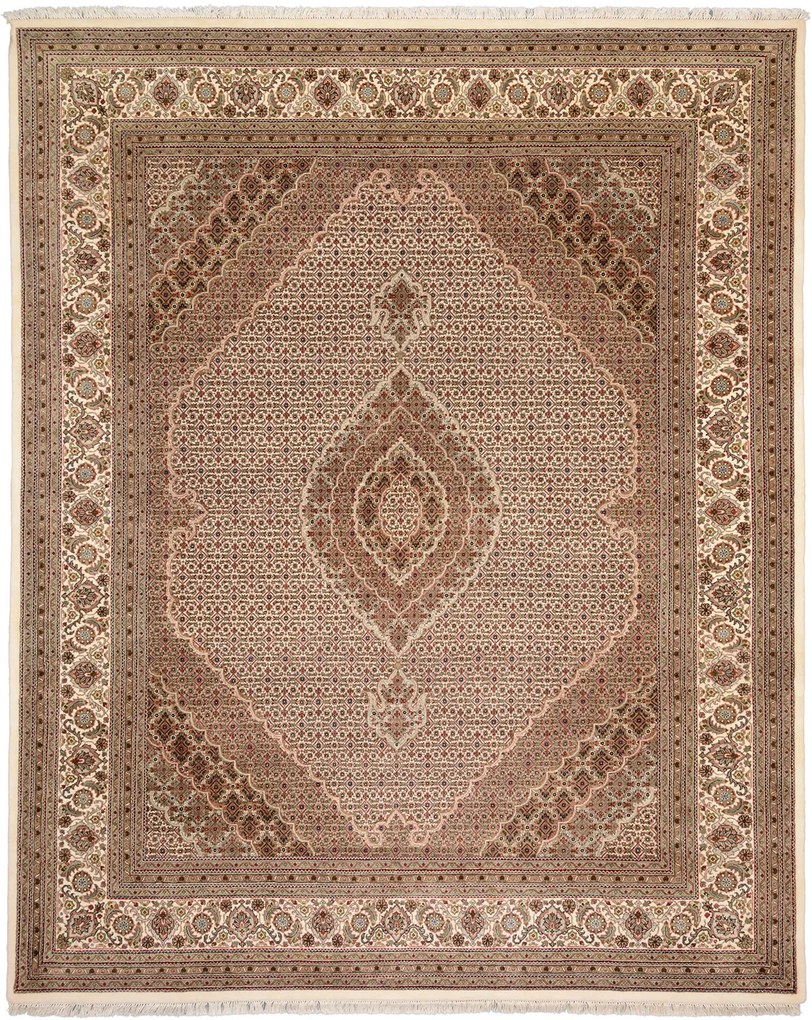 Tabriz Tappeto orientale 240 x 300 Beige (Indian) Annodato A Mano