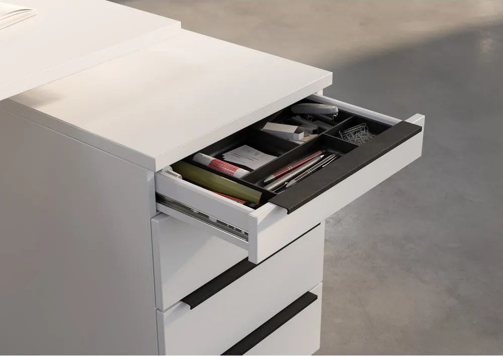 Armadietto bianco su ruote 42x63x60 cm Mailand – Germania