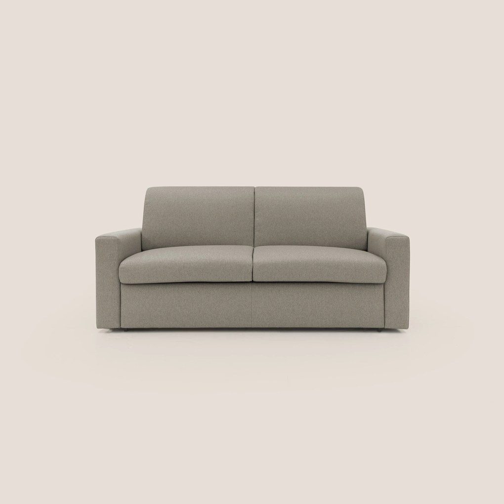 Kansas Divano letto matrimoniale alto 20 cm in tessuto impermeabile misto cotone T13