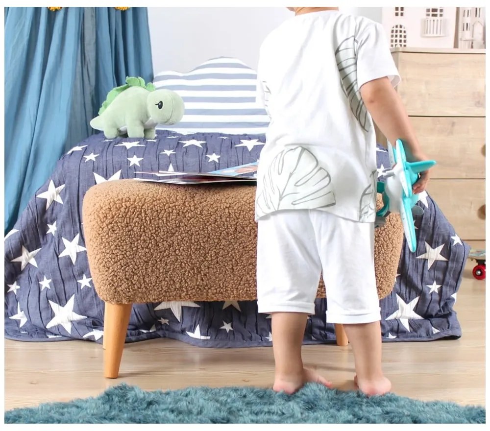 Pouf marrone per bambini Moouv - Artie