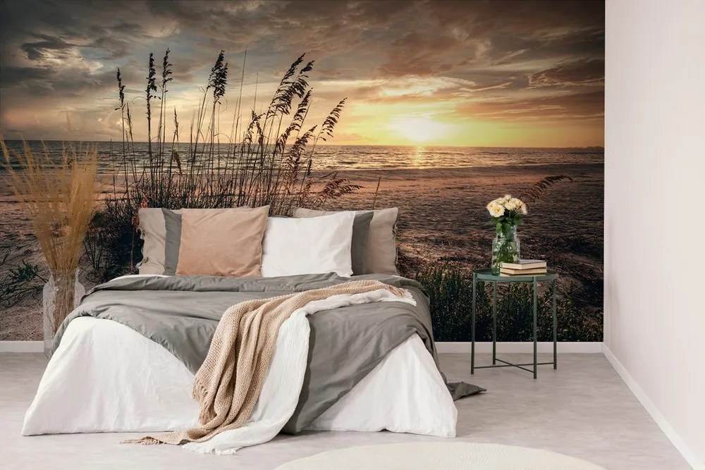 Carta da parati – Tramonto sulla spiaggia