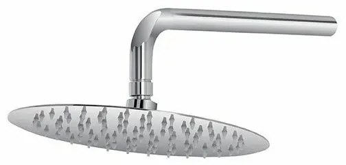 Braccio Doccia Tondo 25cm di design con attacco Soffione Inclinato