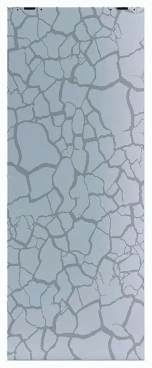 Anta per porta scorrevole esterno muro Secret Sahara in vetro serigrafato, L 93 x H 212 cm spessore 8 mm, apertura reversibile
