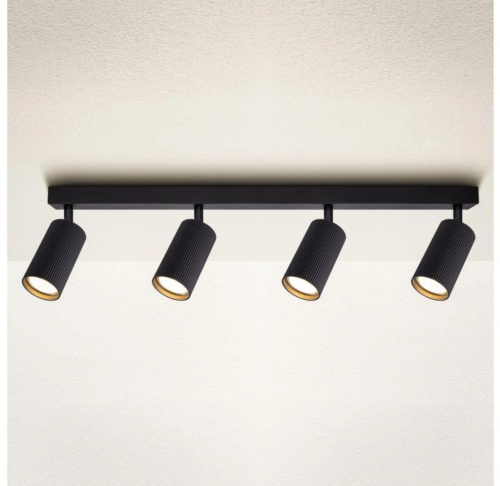 Brilagi - Faretto SELE MODERN 4xGU10/30W/230V nero