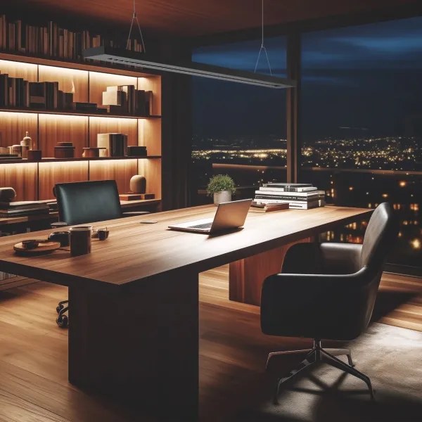 LED Soffitto/Lampada a sospensione PLANK LED/20/30/40W/230V 2700/4000/6000K nero