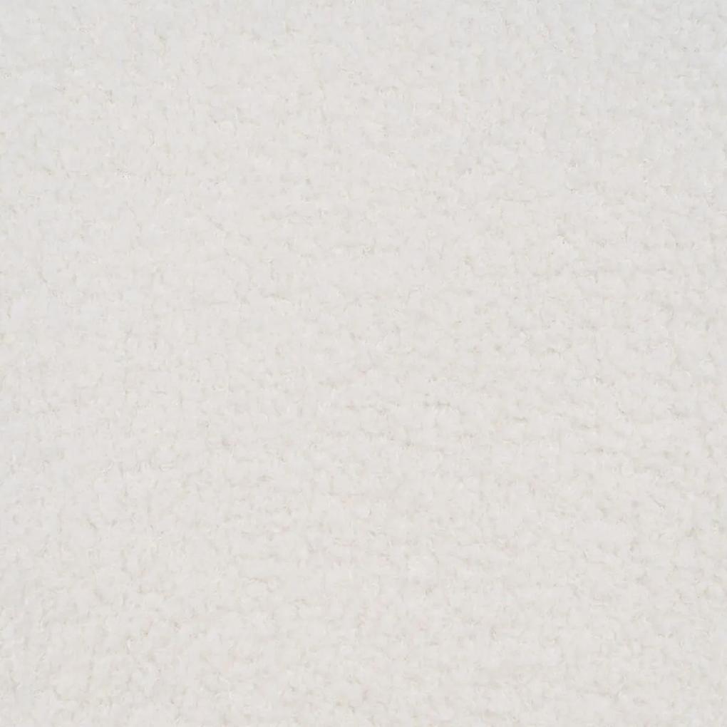 Poltrona 66 x 65 x 72 cm Tessuto Sintetico Metallo Bianco