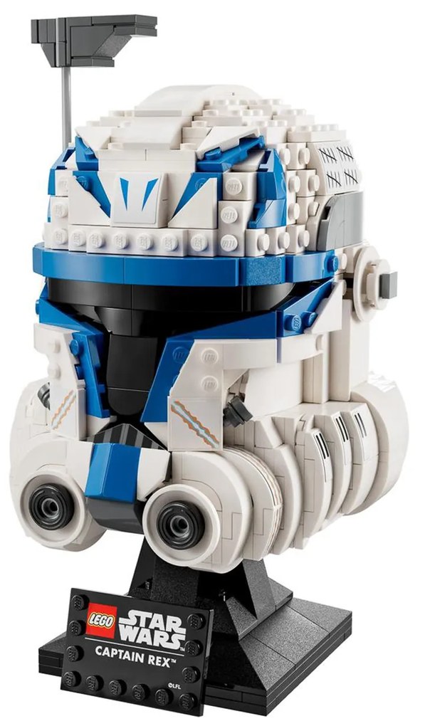 Casco di Captain Rex da costruire Lego