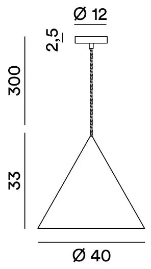 Perenz Iconic – sospensione metallo Ø 30/40/50 cm, finiture multiple
