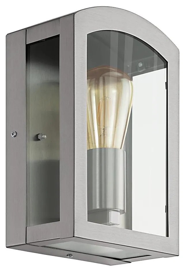 Eglo 97477 - Applique da esterno PARETTA 1xE27/60W/230V cromo opaco