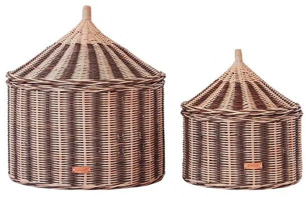 Circus Cestino Set of 2 Nutmeg - OYOY Living Design