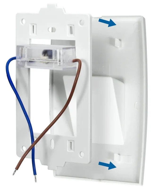 Segnapasso LED per scatola 503 2W IP65 Luce Asimmetrica - No Flickering Colore Bianco Naturale 4.200K