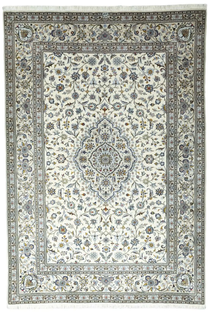 Kashan Tappeto persiano 300 x 210 Beige (Iran) Annodato A Mano