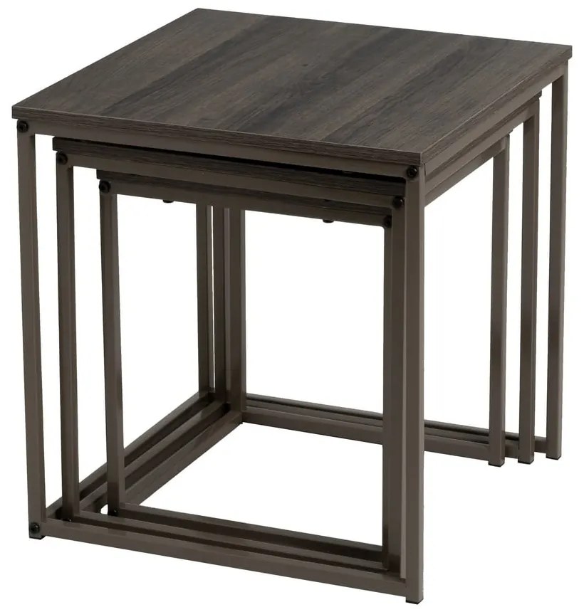 Set di 3 tavoli pieghevoli 40x40 cm - Casa Selección