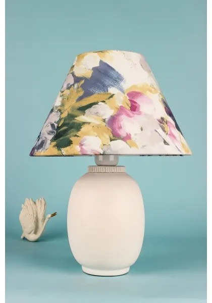 Lampada da tavolo 1xE27/40W/230V bianco/colorato