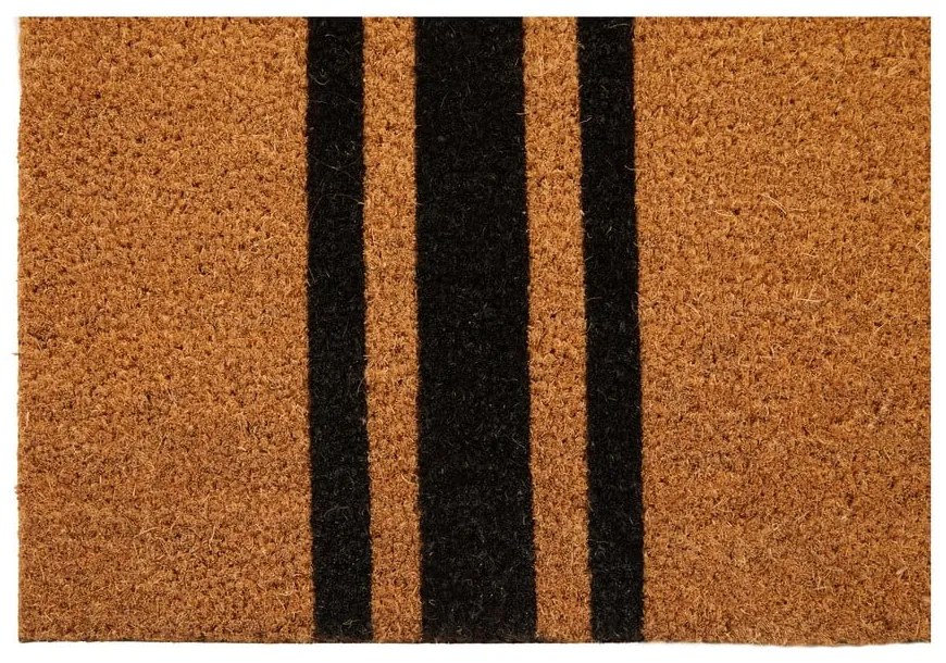 Stuoia di cocco 55x125 cm Black Stripe - Premier Housewares