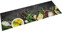 Tappeto da Cucina Lavabile Spezie 45x150 cm Velluto 4005608