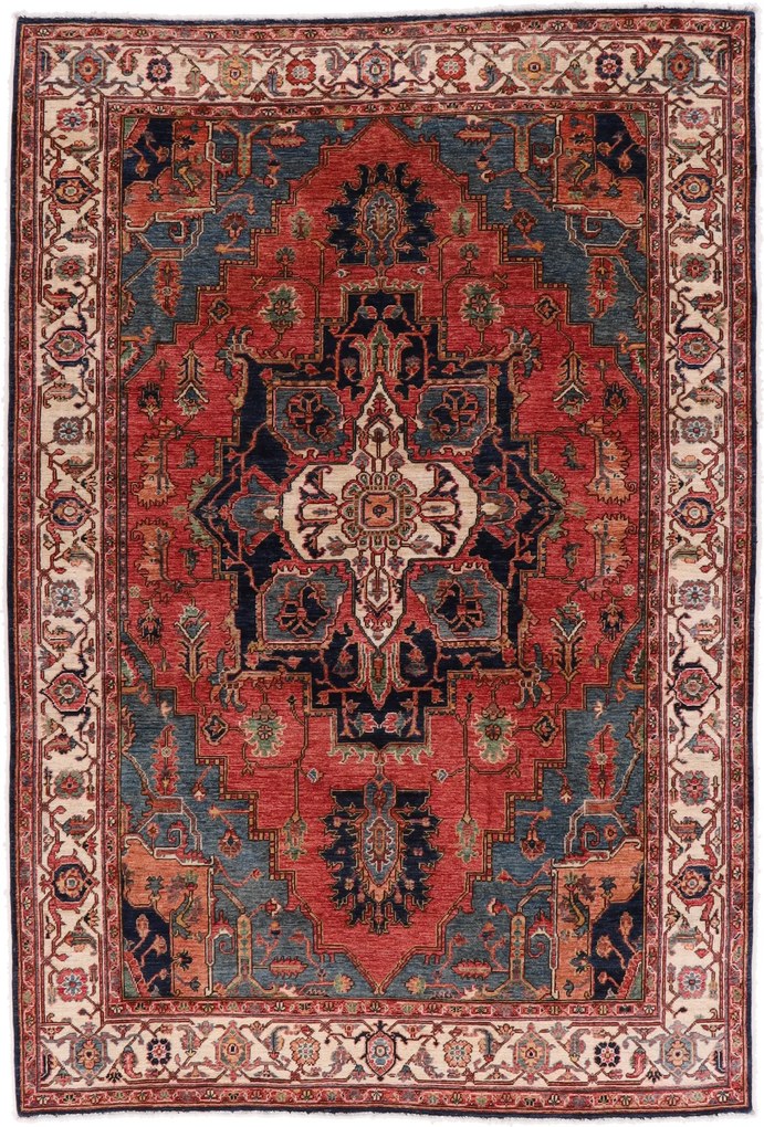 Heriz Tappeto 280x190 (Pakistan) Annodato A Mano