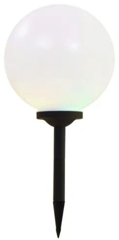 Lampade Solari da Esterno 4 pz LED Sferiche 30 cm RGB