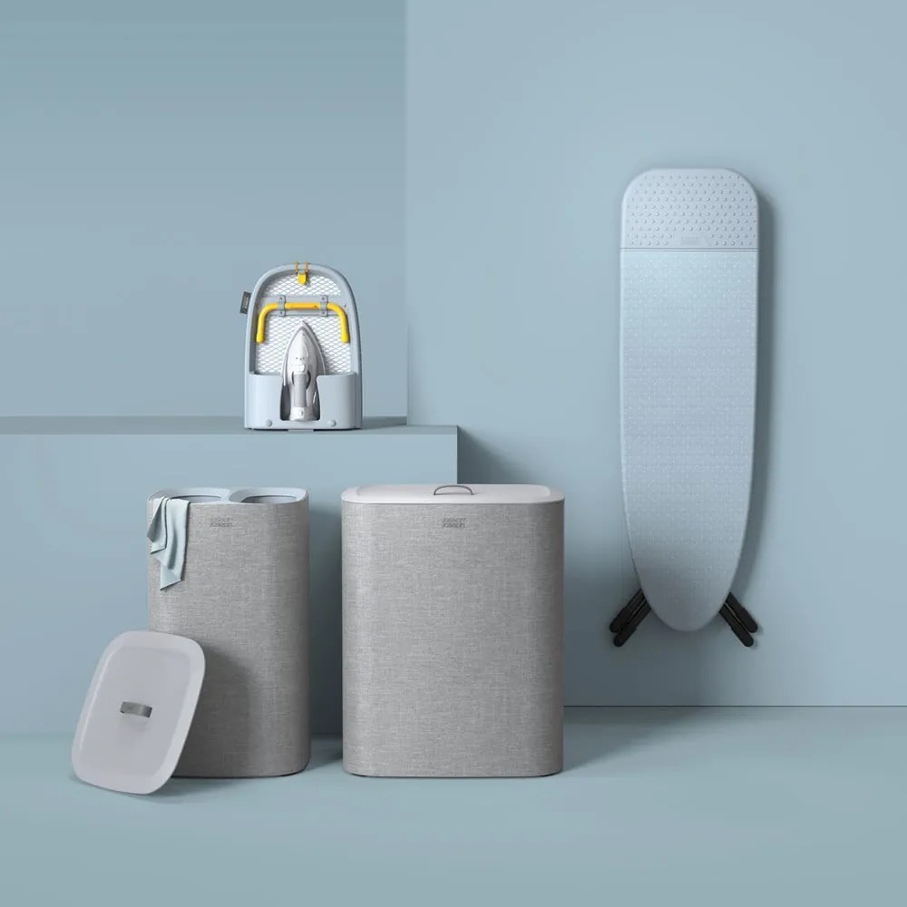 Cesto per biancheria in tessuto grigio, 60 l Tota - Joseph Joseph