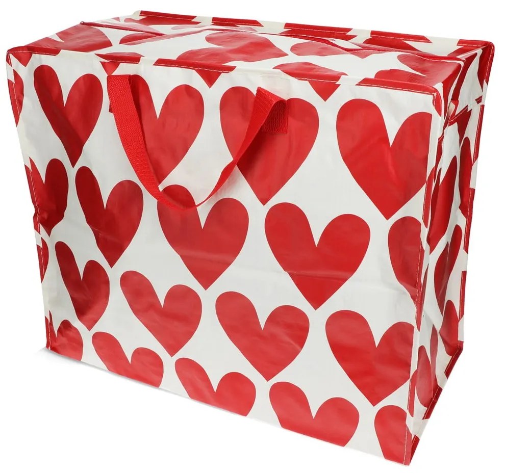 Scatola per abiti in plastica riciclata 58x28x48 cm Hearts - Rex London