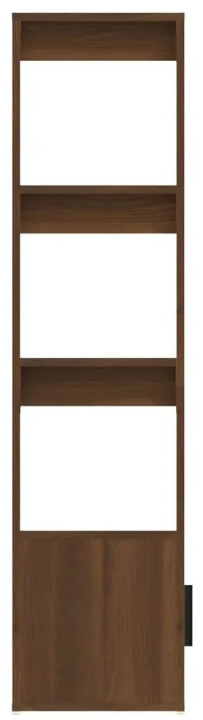 Credenza Rovere Marrone 80x30x119,5 cm in Legno Multistrato