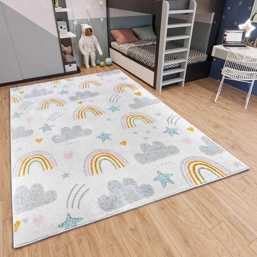 Tappeto per bambini grigio chiaro 160x235 cm Rainbow - Hanse Home