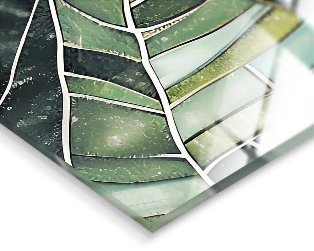 Dipinto dipinto su vetro 50x125 cm Mosa – Styler