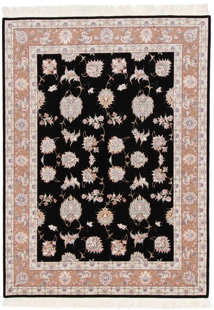 Tabriz Tappeto persiano 150 x 210 Rosa (Iran) Annodato A Mano