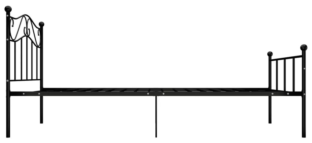 Giroletto Nero in Metallo 100x200 cm