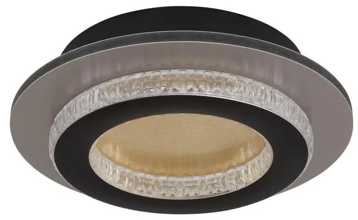 Globo 48042-12G - Plafoniera LED JAYDEN LED/12W/230V Ø 20 cm nero