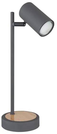 Globo 57910TG - Lampada da tavolo ROBBY 1xGU10/5W/230V grigio/marrone