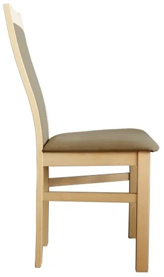 Sedia da pranzo ZOE rovere/marrone