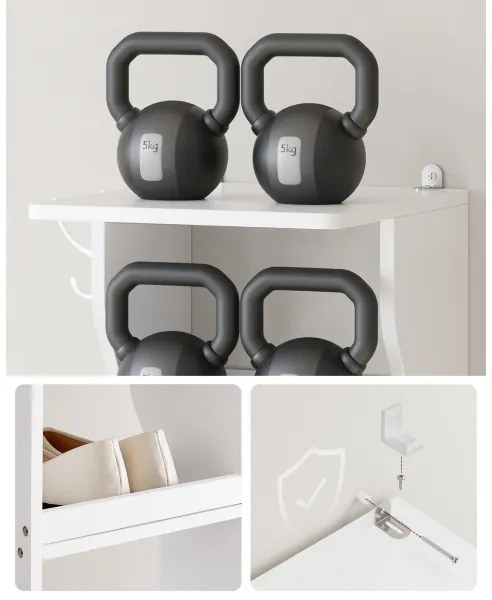 Scarpiera BOTARO bianca