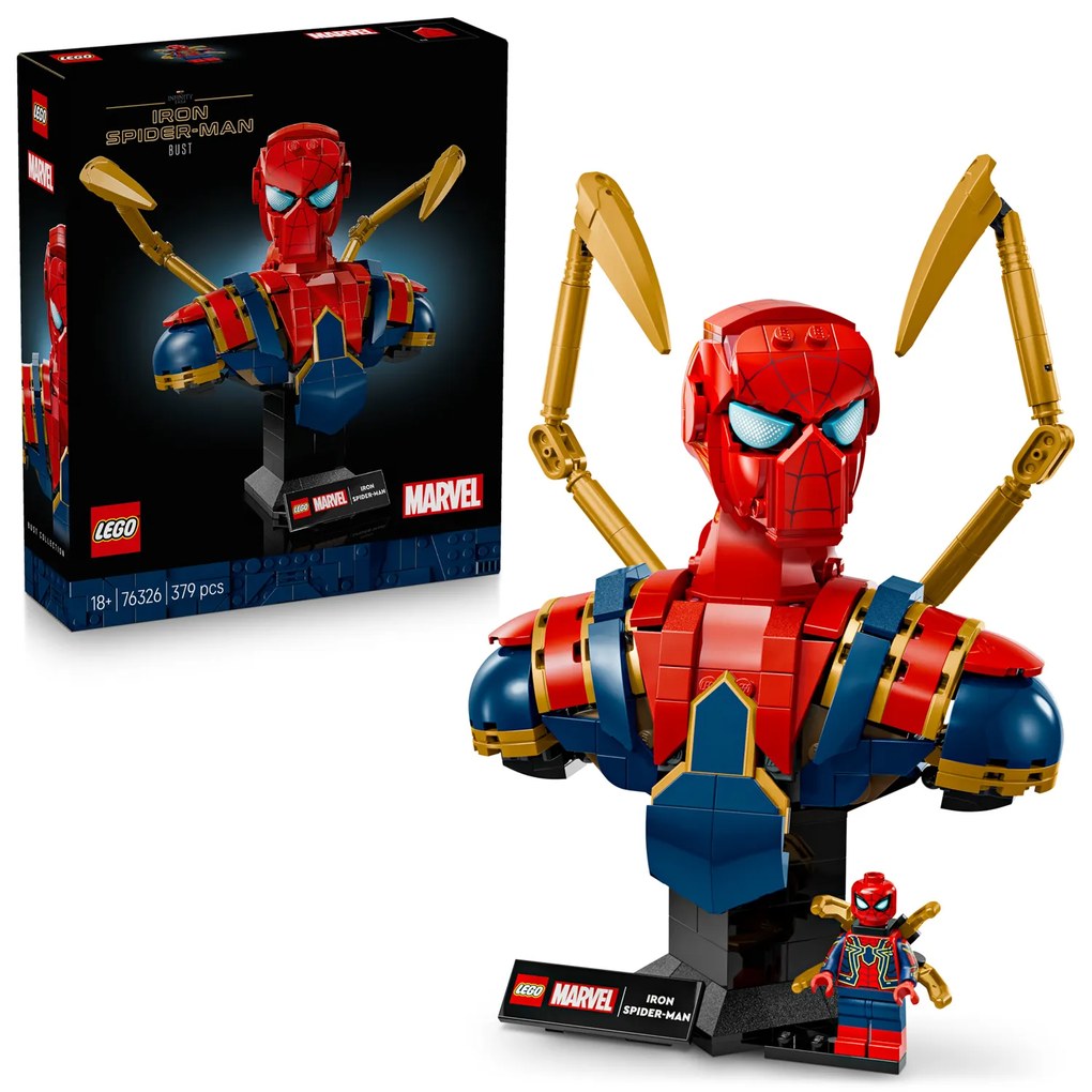 Busto Iron SpiderMan Lego Marvel