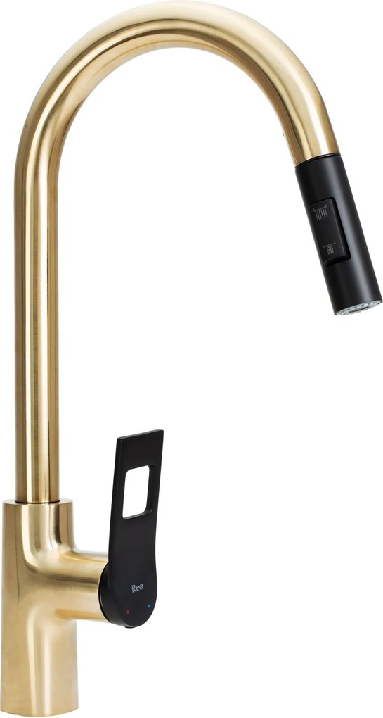 Rubinetto da cucina Rea SOUL Gold Black