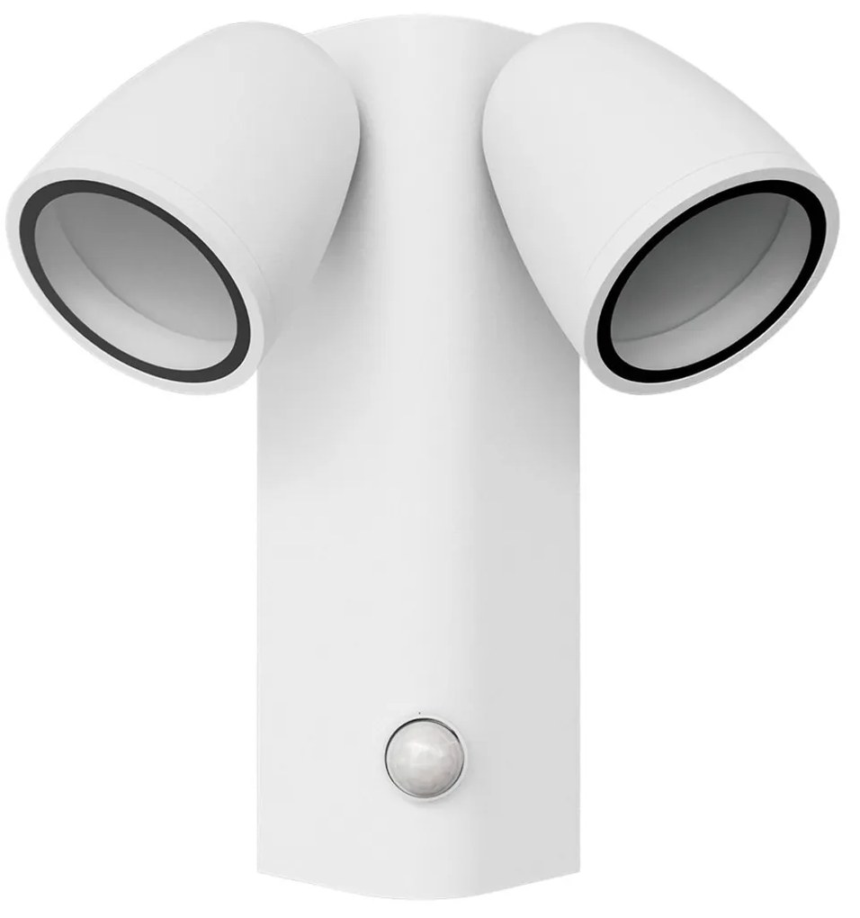 Applique da Esterno IP65 2xGU10 con Sensore movimento AXIS - Bianca