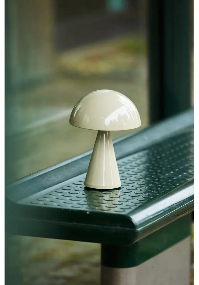 Lampada da tavolo dimmerabile a LED color crema (altezza 20 cm) Mush - Hübsch