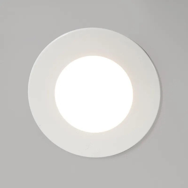 Set di 3 faretti da incasso per bagno rotondi LED 5W bianco impermeabile - Blanca