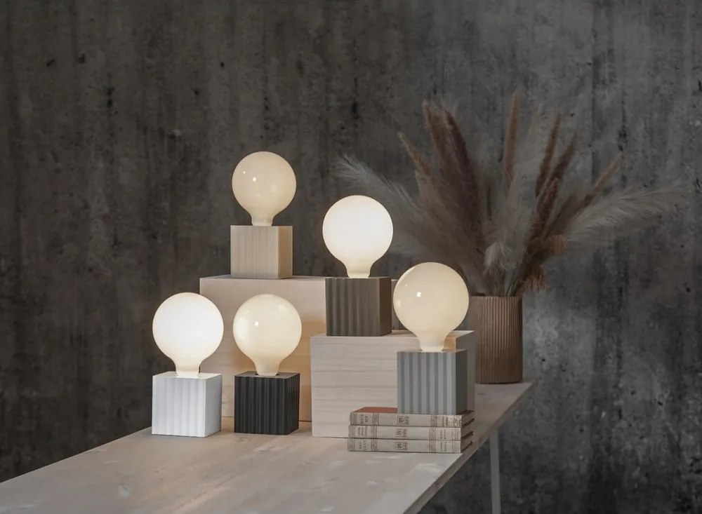 Piede di lampada nero 10 cm Box - Star Trading