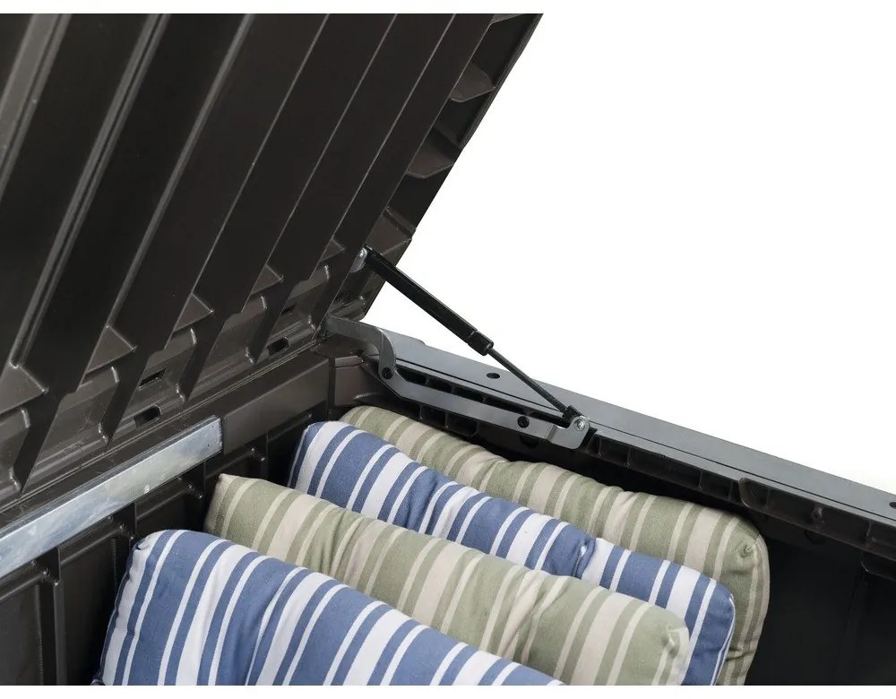 Cassetta portaoggetti da giardino marrone scuro - Keter