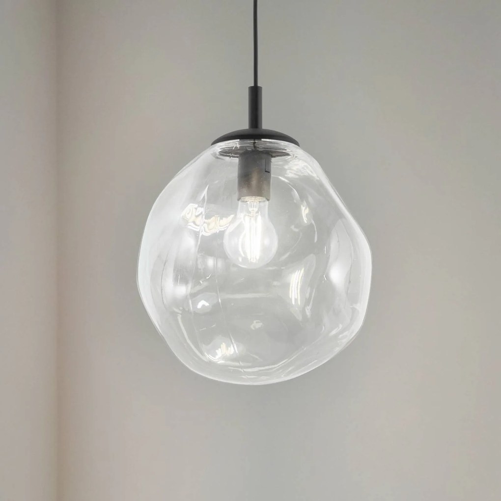 Lampada a sospensione in vetro Sol TK Lighting, dimmerabile, Chiaro / Trasparente, Soggiorno / Sala da pranzo, Vetro, Moderno, Lampada a sospensione