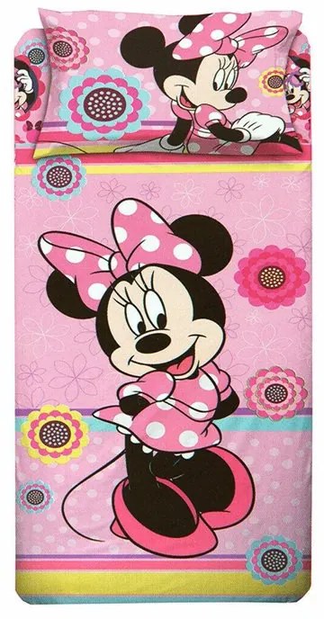 Completo Lenzuola DISNEY Singolo Una Piazza MINNIE SPRING