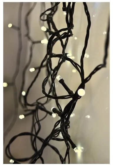 Solight 1V101-WW-Catena LED natalizia da esterno 100xLED/8 funzioni IP44 13m bianco caldo